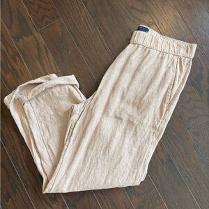 Women’s Lightweight Linen-Blend Casual Pants - Beige